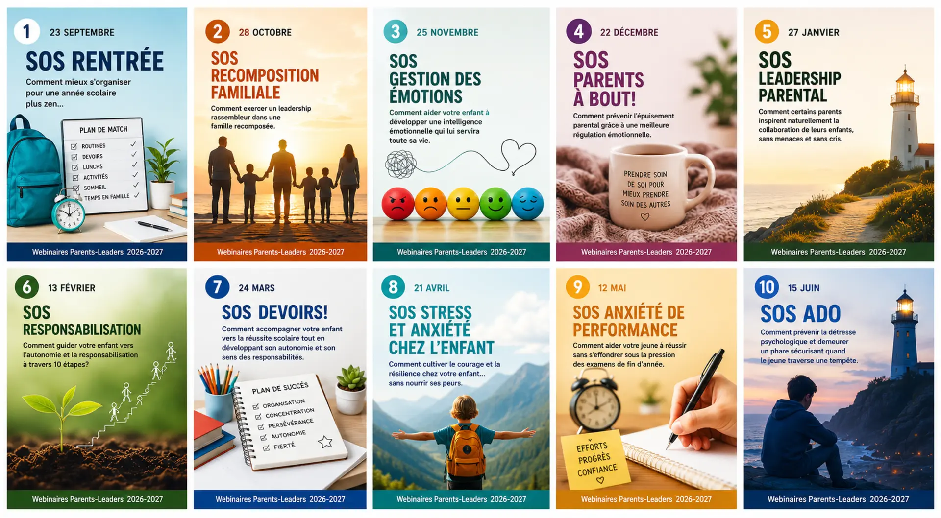 Les Webinaires Parents-Leaders